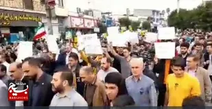 ۱۳ آبان پرشور ساحل نشینان نوشهری در حمایت قاطع از مردم غزه