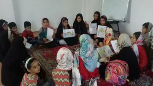 برگزاری مسابقه نقاشی و دل نوشته در حلقه کودکان "شهید ربانی"