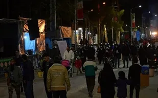 حال و هوای گلزار شهدای کرمان در 13 دی ماه