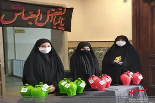اجرای پویش مهر جاوید و اهدای لوازم التحریر در پایگاه آل یاسین همدان