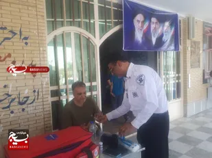 خدمت رسانی پزشکی به زائراین در آغاجاری