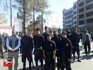 حضور پرشور جامعه ورزش در راهپیمایی  22 بهمن ماه