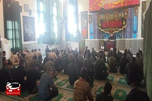 برگزاری مراسم عزاداری پنجمین روز از ماه محرم در سپاه رزن