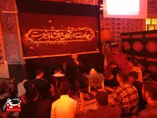 مراسم عزاداری شهادت کوثر قرآن در بارده