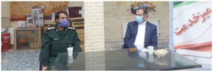 جلسه قرارگاه نهضت خدمات رسانی حاج قاسم سلیمانی در میبد برگزار شد