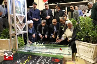 ادای احترام مسئولان دادستانی کل کشور به مقام شامخ شهدای کرمان