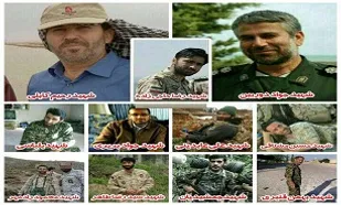 مراسم اولین سالگرد شهادت بسیجیان منطقه خان طومان