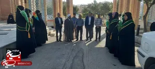در هفته وقف، آیین گلباران و تجدید میثاق با شهدای شهرکرد