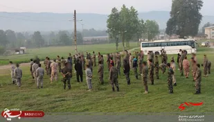 برگزاری دوره آموزشی رزم در جنگل ویژه بسیجیان در شهرستان سوادکوه