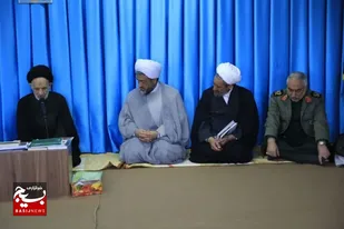 دیدار مسئول نمایندگی ولی فقیه در سازمان بسیج مستضعفین با نماینده ولی فقیه در خراسان جنوبی