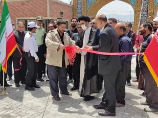 مرمت و بازسازی گلزار شهداء شهرستان کاشان  انجام شد