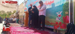 رجز کوبنده همسر شهید امیرحسین حسن پور