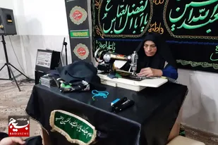 از دوخت پرچم های مشکی تا توزیع بسته های معیشتی در سرخه