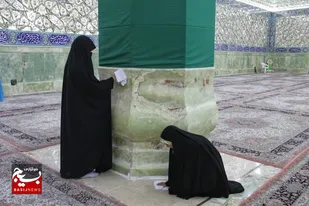 مراسم غبارروبی شبستان حضرت زهرا سلام الله علیها به روایت تصویر