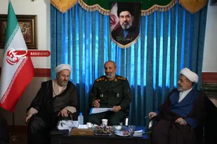 نشست صمیمانه سرهنگ زمانی با رئیس شورای سیاست گذاری ائمه جمعه و امامان جمعه سراسر استان