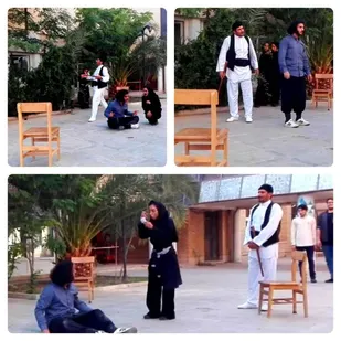 آماده سازی تئاتر خیابانی"سوغات فرنگ" در قم