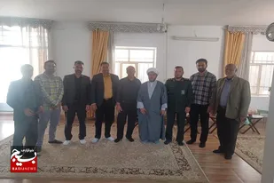 دیدار فرمانده سپاه ناحیه سرخه با رزمندگان هشت سال دفاع مقدس