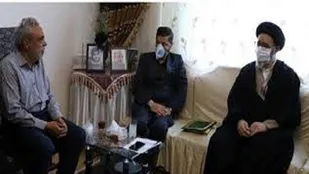 دیدار امام جمعه تبریز با خانواده مبینا مولای کوچه باغ