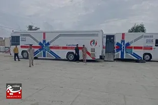 بیمارستان صحرایی سپاه در گورچان پشتکوه خاش راه&zwnj;اندازی شد