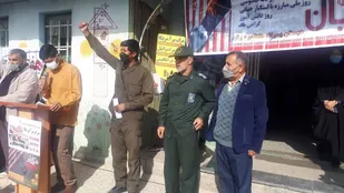نواخته شدن زنگ مقاومت و استکبارستیزی در بخش بسطام شاهرود+ تصاویر