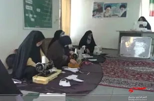جهش تولید در ماسک و گان بیمارستانی،سهم شرق مازندران برای مهار کرونا + فیلم