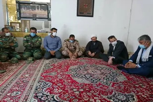 دیدار با خانواده شهید در ایرانشهر