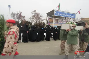 مراسم تشییع و خاکسپاری مدافع حرم آل الله در رزن