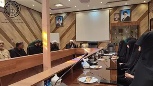 تکریم و معارفه رابط نمایندگی ولی&zwnj;فقیه حوزه بسیج دانش&zwnj;آموزی