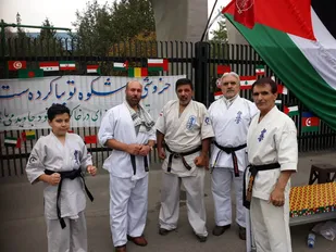 موکب بزرگ اعلام حضور و حمایت حامیان فلسطین عزیز از اقشار متخصص، بالاخص ورزشکاران