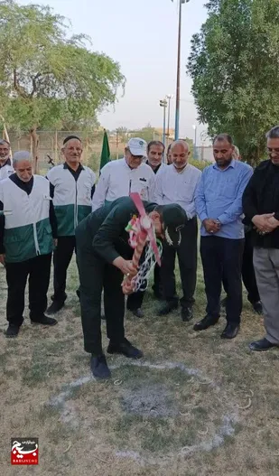 کلنگ زنی پروژه احداث چایخانه امام رضا (ع) در شادگان