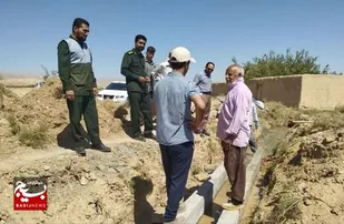 بسیج سازندگی گرمه؛ پیشگام در انتقال آب و نجات بخش کشاورزی منطقه
