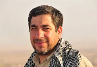 پروانه ای که به دور حاج قاسم می چرخید