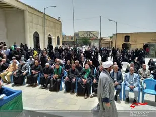 استقبال مسئولان از موکب داران عراقی
