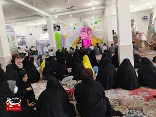 جشن دهه کرامت و اهدا ۴ سری جهیزیه به زوج های جوان  در اندیکا