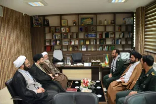 حضور امام جمعه شاهرود در ناحیه مقاومت بسیج سپاه و تشکیل جلسه شورای راهبردی مسجد +تصاویر