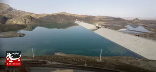 گوشه هایی از سد قیز قلعه سی خداآفرین در آستانه افتتاح