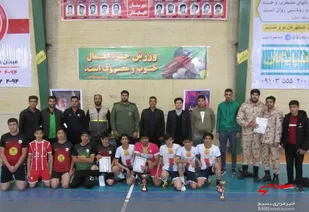 مسابقات  فوتسال جام شهداي مدافع حرم در گلپایگان برگزار شد
