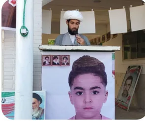 یاد شهید نصرالله و حماسه‌ی شکست حصر آبادان در مدرسه شهید مطهری اهرم