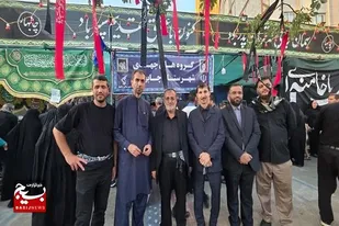 حضور مسئولان شهرستان کنارک  در موکب گروه جهادی چابهار در مشهد