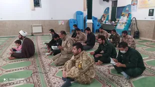 قرائت دعای پرفیض توسل در سپاه شهرستان روانسر