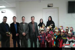 تجلیل نوگلان مهدقرآنی حسین&zwnj;آباد عاشوری از کارکنان خانه بهداشت روستایی