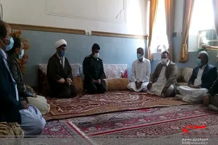 دیدار و تجلیل از پیشکسوت بسیجی در خاش