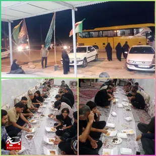 تداوم خدمت&zwnj;رسانی موکب سیدالشهدا (ع) شهید شیخ ولی الله درویشی هندیجان
