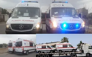 دودستگاه آمبولانس جدید اسپرینتر ۳۱۵ به اورژانس ۱۱۵ شهرستان شاهرود اختصاص یافت