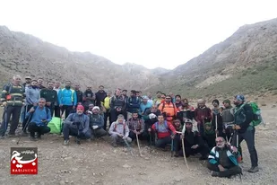صعود کوهنوردان به مرتفع&zwnj;ترین قله فارس