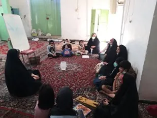 تعریف غدیر در حلقه قرآنی پایگاه مطهره حوزه نرجس خاتون ناحیه مرکزی