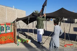 برپایی خیمه مقاومت در ایرانشهر