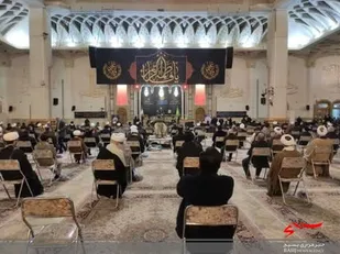 مراسم هفتمین روز ارتحال آیت الله مصباح یزدی برگزار شد