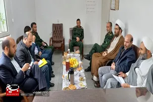 دیدار مسئول روابط عمومی سازمان بسیج مستضعفین با مسئول نمایندگی ولی فقیه در سپاه ملایر