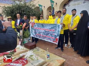 اعزام گروه دوچرخه&zwnj;سواری بسیج مازندران به مشهد مقدس در گرامیداشت هفته دفاع مقدس